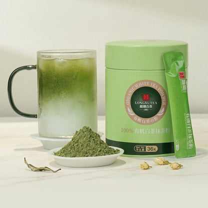 Organic White Tea Matcha Powder 
 72g (2 Cans)
