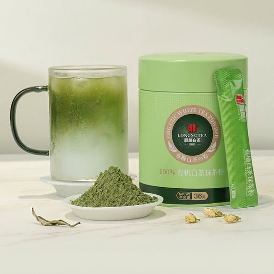 Organic White Tea Matcha Powder 
 72g (2 Cans)