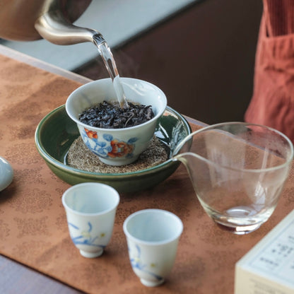 Tea Set (Famille rosé porcelain)