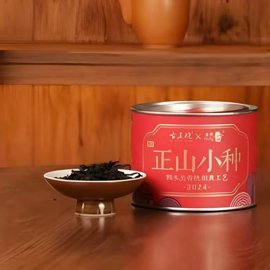 Tongmuguan Smoky Lapsang 50g Can + 5g
sample packet