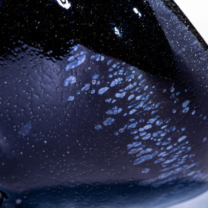 A true wood-fire Obsidian Kiln Treasure (9.2cm)