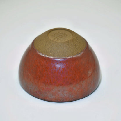 Liao Shesheng Huaci Youwei Co branded persimmon Red Tea Bowl