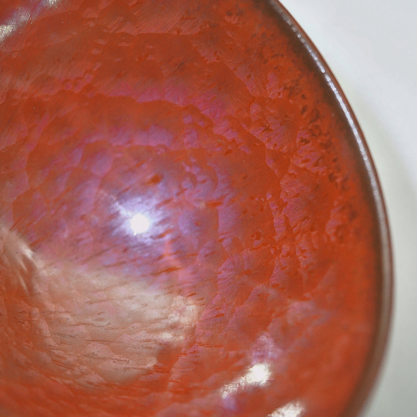 Liao Shesheng Huaci Youwei Co branded persimmon Red Tea Bowl