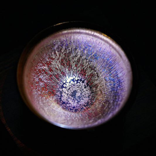 Wu Zhou Fu Hua Porcelain Youwei Co branded Gold Wire Ten Thousand Thread Tea Bowl