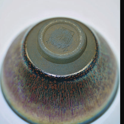 Wu Zhou Fu Hua Porcelain Youwei Co branded Gold Wire Ten Thousand Thread Tea Bowl