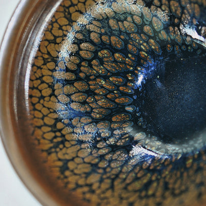 Yuan Zhong Hua Porcelain Youwei  partridge feather Tea Bowl