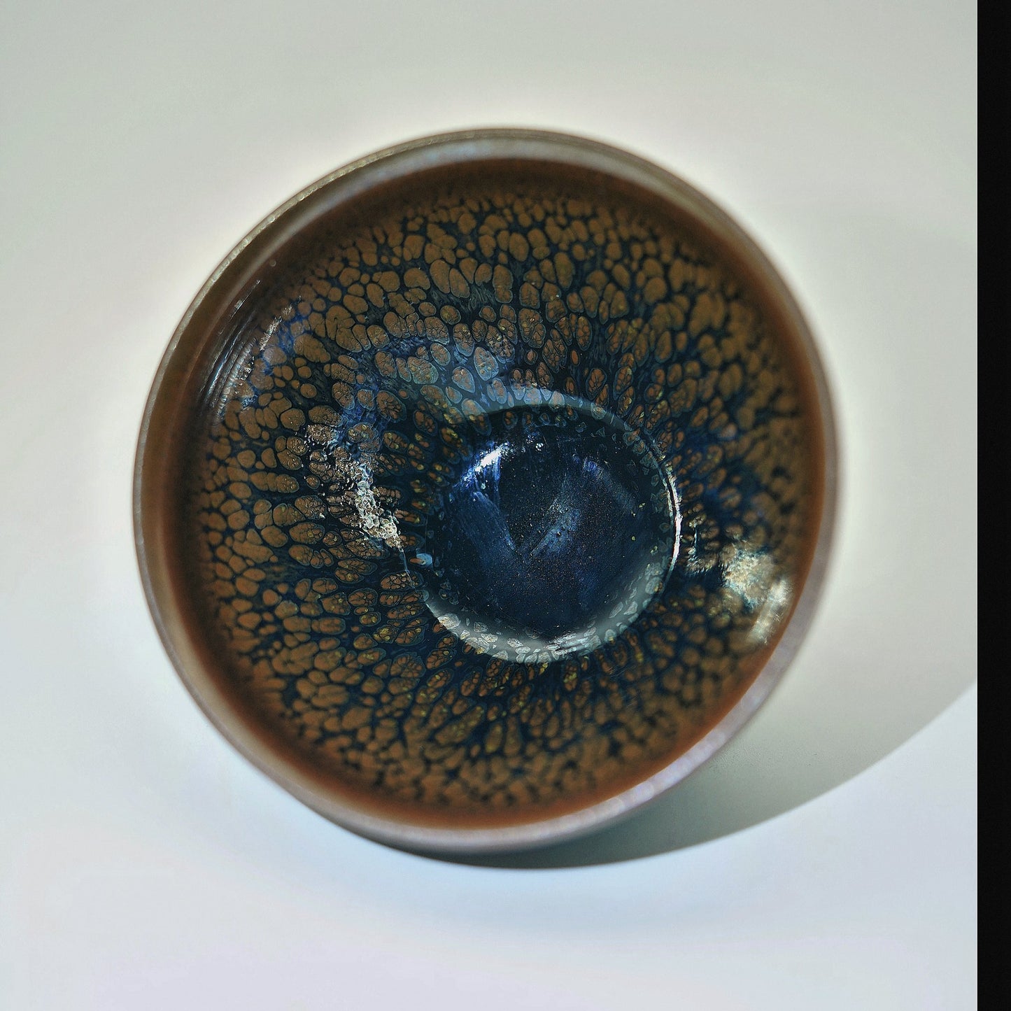 Yuan Zhong Hua Porcelain Youwei  partridge feather Tea Bowl