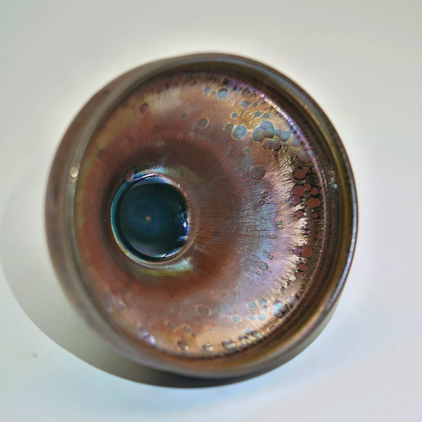 Zhou Yunlong Huaci Youwei Co branded Powder Obsidian Magnolia Tea Bowl