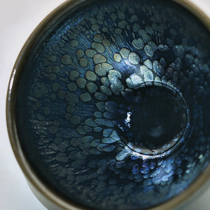 Li Zhan Cabinet, Huaci Youwei, Co branded Silver Hair Tea Bowl